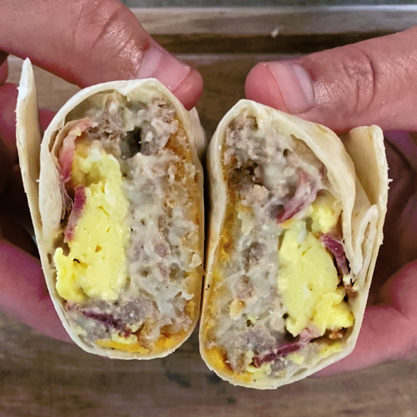 Ultimate Breakfast burrito