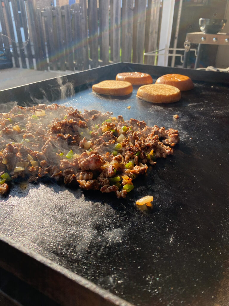 Cooking asian sloppy joes